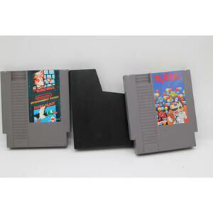 Nintendo NES Game Cartridges: Super Mario Bros/Duck Hunt & Dr. X Mario